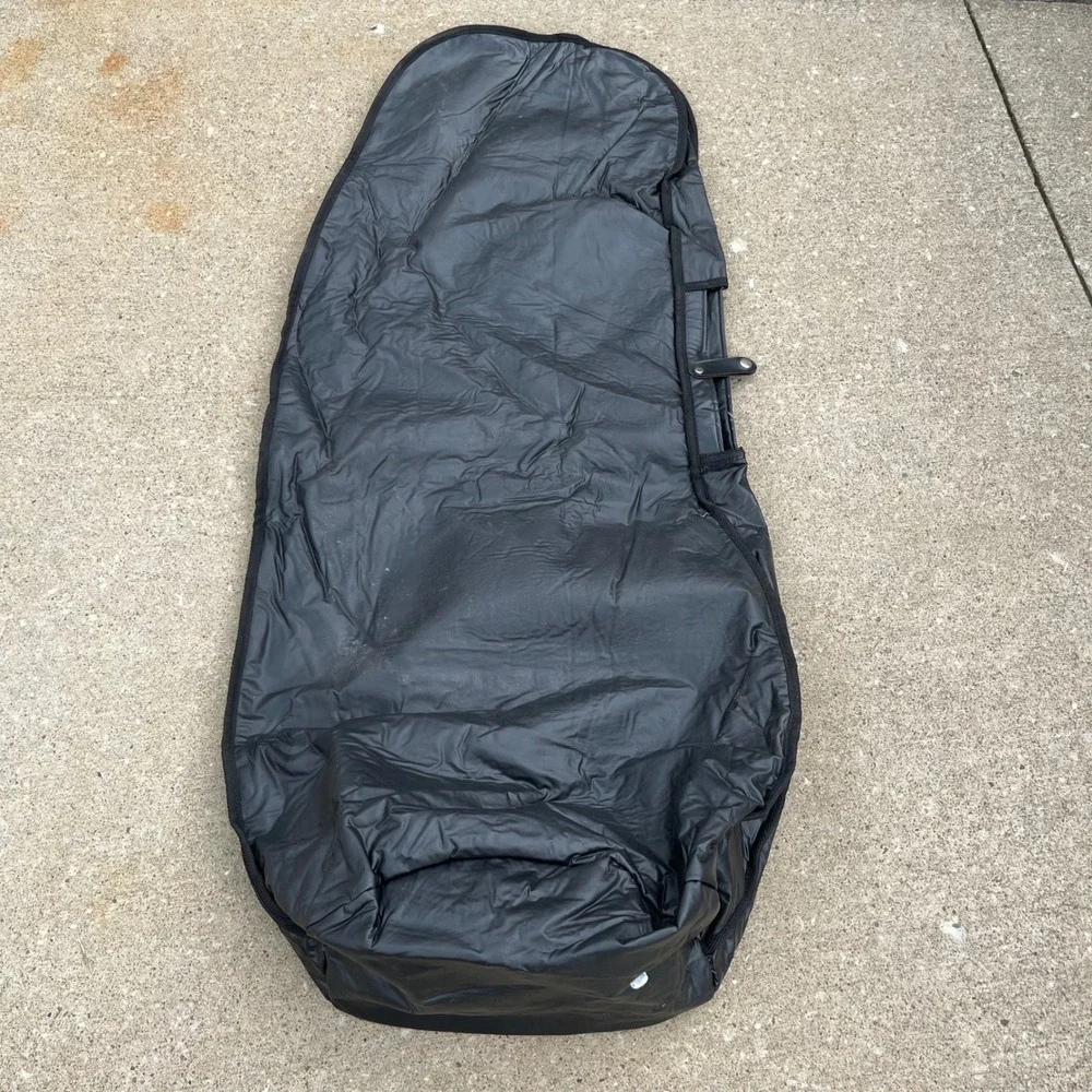 Heavy Duty Padded Golf Travel Bag Airline Travel Cover Soft Case Black